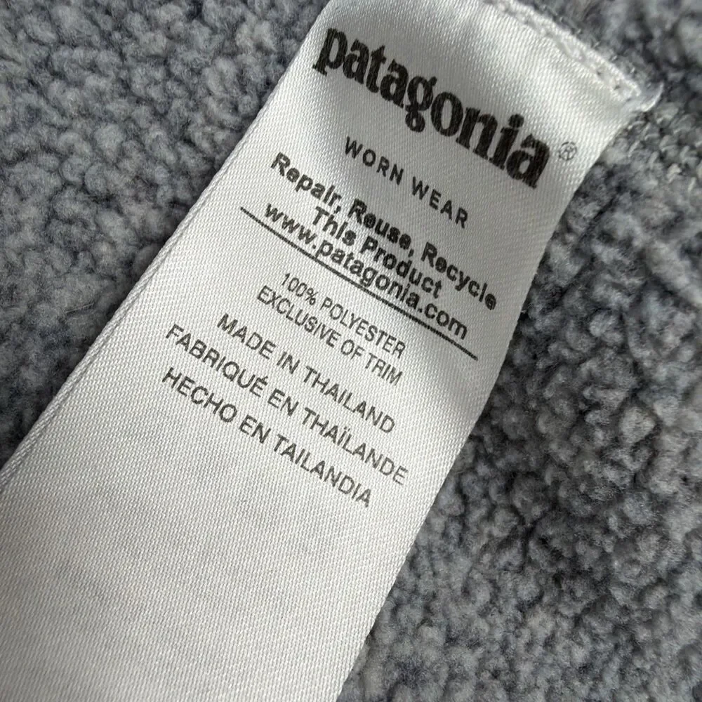 Patagonia Better Sweater Men's 1/4 Zip Fleece Pullover NICKEL / FORGE GREY S